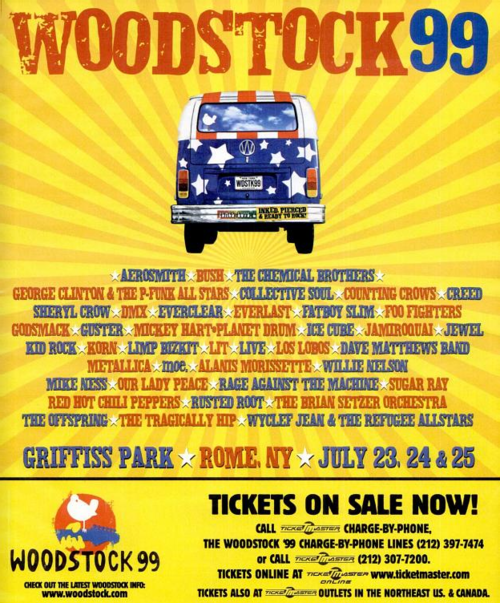 Woodstock 50 aniversario- Agosto 16, 17 y 18  Woodstock-99-bill